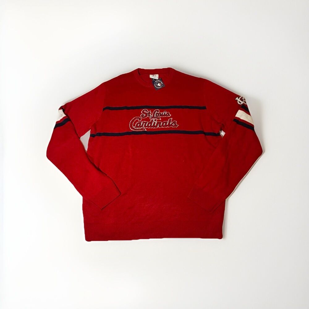 NWT St. Louis Cardinals Sweater XL Red MLB Genuine Merchandise Pullover